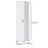 Obrazek Szafa 1D Kiki G1-BE/KI-15 white/white 