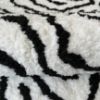 Obrazek Dywan Shaggy Sonic 0.8/1.5 Psr-13557 white/black