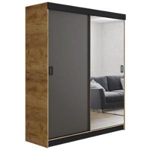 Szafa Retro 138 1L craft / front grafit 