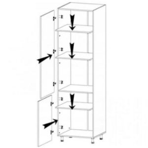 Obrazek Szafka kuchenna Gardena D60R white