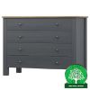 Obrazek Komoda Oskar 4s 90x40x90 Szary