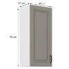 Obrazek Szafka kuchenna Stilo claygrey/biały 40g/90 1f