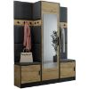 Obrazek Garderoba Roj 16 craft + Madryt 1100 ekoskóra czarna
