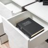 Obrazek Witryna Wysoka Cross Biały/Perła Elm