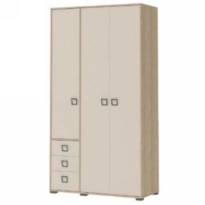 Szafa 3D3S Kiki P33-BK/KI-01 beech/sand