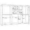 Obrazek  Komoda Best Chest Old Wood Vin/Beton 4