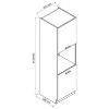 Obrazek Szafka kuchenna Max D60pk 2133 Pl butelkowa zieleń