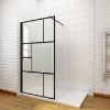 Obrazek Ścianka WALK-IN NOTTE 120X195 czarna