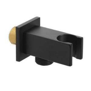 Obrazek Przyłącze kątowe kwadratowe SC-P1-041 czarne
