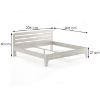 Obrazek Łóżko Buk LK189–200x200 bielony
