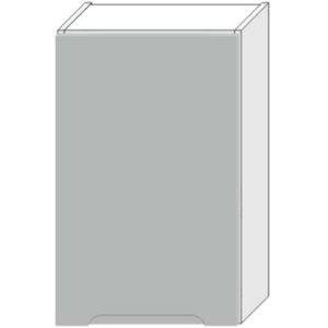 Szafka Kuchenna Zoya W45 Pl Jasny Szary Mat/Biały
