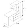Obrazek Biurko Nero 11 150 – Biały Mat