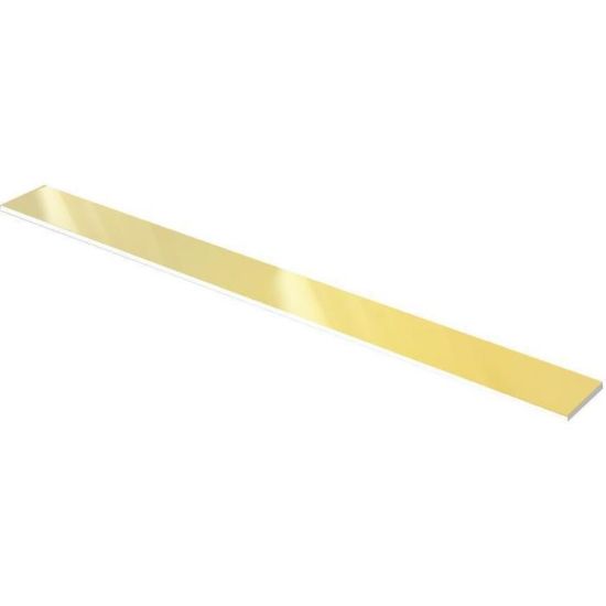 Obrazek Listwa metalowa Inox Gold Super Mirror 5/120 