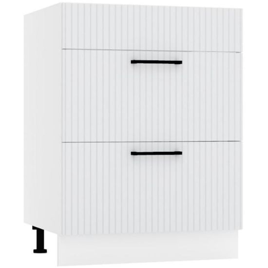 Obrazek Szafka kuchenna Kate d60pc s/2 zasl jasny szary mat