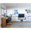 Obrazek Biurko Tymeo 2s D.Craft Złoty+Biały Połysk