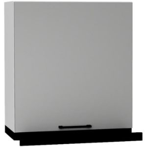 Szafka kuchenna Max W60/68 Slim Pl z czarnym okapem Granit 