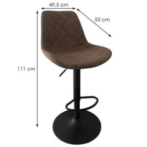 Obrazek Krzesło Barowe Naxos Lr-7999 J.Brąz