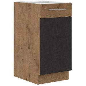 Obrazek Szafka kuchenna VIGO grafit mat 40D 1F BB