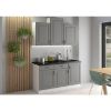 Obrazek Szafka kuchenna Stilo dustgrey/biały 45g/90 1f