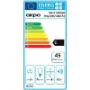 Obrazek Okap WK-4 Nero 60cm biały z listwą inox