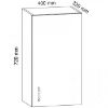 Obrazek Szafka kuchenna Gardena G40 grey