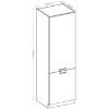Obrazek Szafka kuchenna Bordeaux 60DK-210 2F