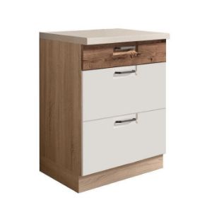 Obrazek Szafka kuchenna Favorit 9D Sonoma/White/Ribbeck