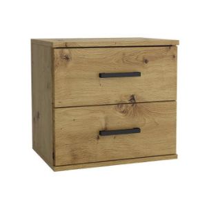 Obrazek Szafka nocna Goda II 2S artisan/czarny uchwyt