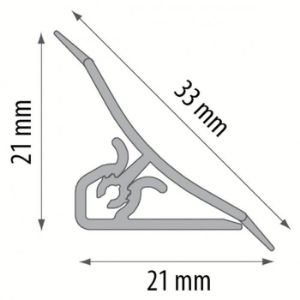 Obrazek Listwa przyblatowa 3m 20x20 – consuela LWS-042