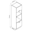 Obrazek Szafka kuchenna Max D60pk Mv 2133 Pl biały 