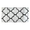 Obrazek Dywan Shaggy Sonic 1.4/1.9 Psr-13552 white/black