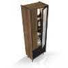 Obrazek Witryna Prestigo P3 1d1w2s Orzech War/San Seb/Czarn