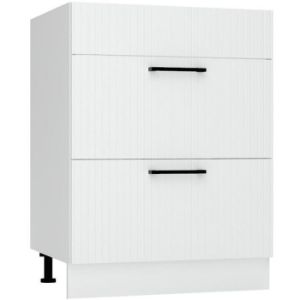Szafka kuchenna Kate d60pc s/2 zasl biały groszek