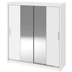 Szafa Ola Biały/Lustro 200 cm