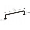 Obrazek Uchwyt Rurka Loft Black (160) 