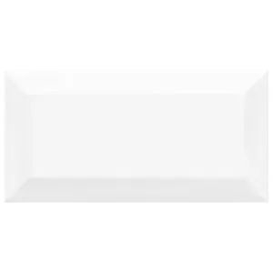 Obrazek Glazura Metrotiles white glossy 10/20