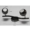 Obrazek Lampa Mars AS-8006-02-6195 czarny-chrom LS2
