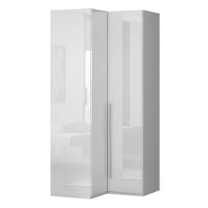 Szafa narożna Piano PUG/PN-70/KA/70 crystal white 