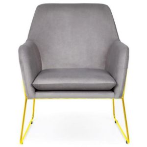 Fotel Milan Bluvel 14/złote