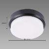 Obrazek Plafon Aron LED C 18W Black 4000K 03801