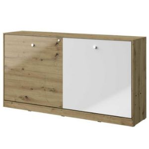 Półko-Tapczan Poziomy Nero 16 – Biały Połysk