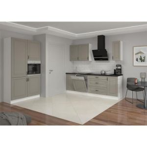 Obrazek Szafka kuchenna Stilo claygrey/biały 80zl 2f bb