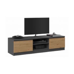 Obrazek Szafka RTV Tula Maxi (antracyt/dąb artisan)