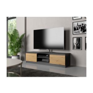 Obrazek Szafka RTV Tula Maxi (antracyt/dąb artisan)