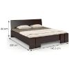 Obrazek Łóżko bukowe Skandica Vestre maxi 140X200 palisander 