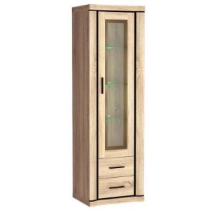 Witryna Dallas D16 Dąb Sonoma