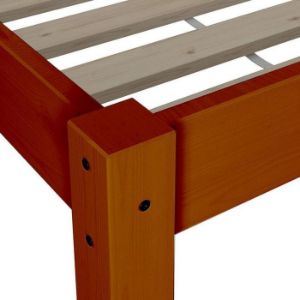 Obrazek Łóżko Dora 90x200 sosna bejca kasztan 