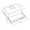 Obrazek Okap WK-7 Light 60 inox