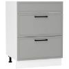 Obrazek Szafka Kuchenna Emily D60PC S/2 ZASL Dast Grey