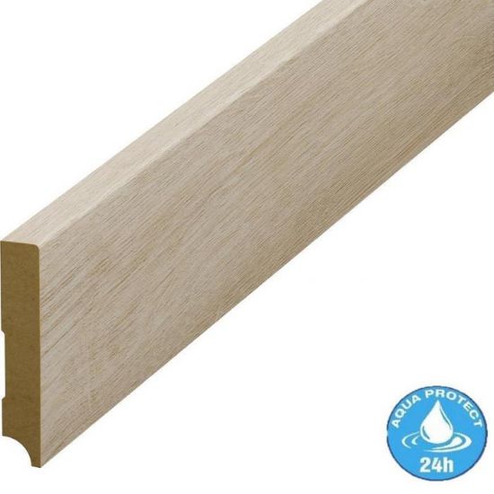 Obrazek Listwa przypodłogowa MDF 2400x78x14mm Dąb Sycylia WR 57522